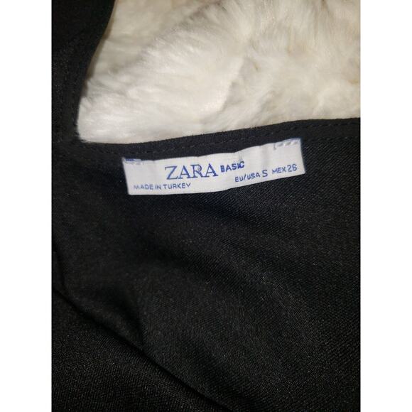 Zara Woman Basic Collection Sleeveless Straight Leg Side Pockets Jumpsuit Small - Picture 6 of 7